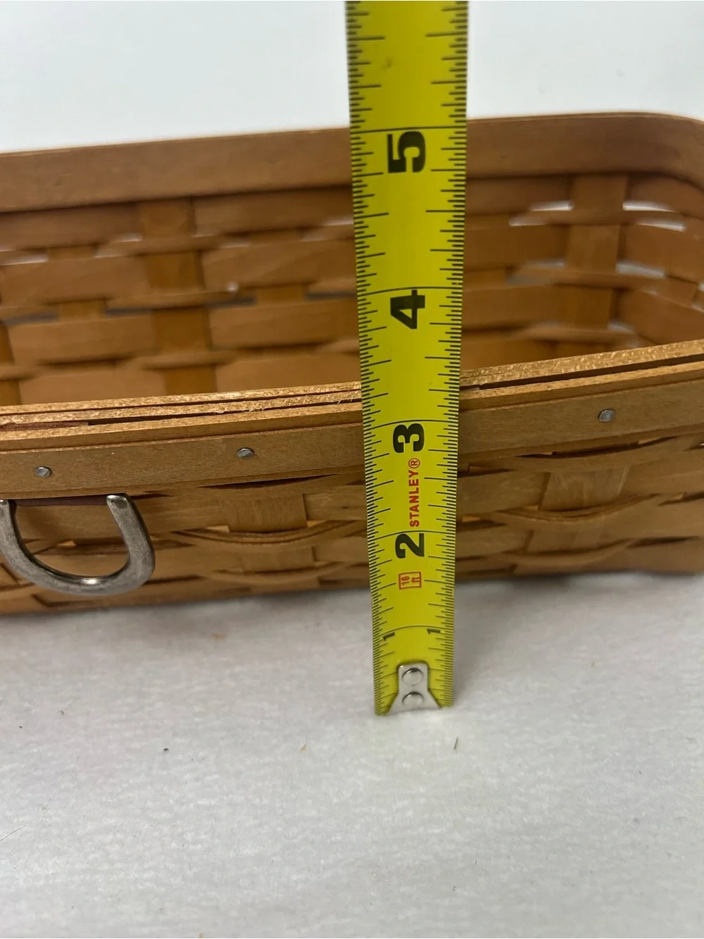 Longaberger 2009 Mail & Bill Organizer with horseshoe tie-on
